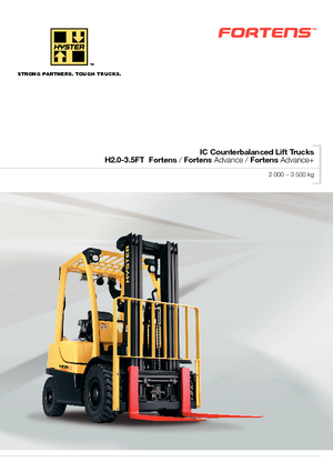 LPG targoncák Hyster H 2.5 FT