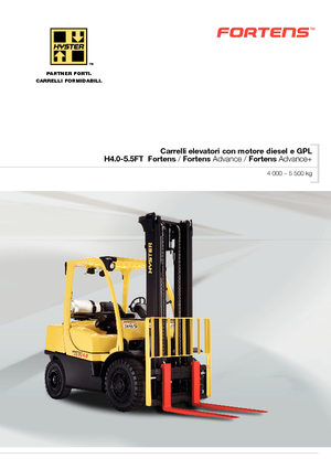 LPG targoncák Hyster H4.0FT5
