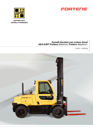 LPG targoncák Hyster H8.0FT 6