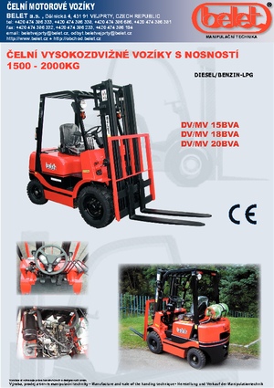 LPG targoncák Belet MV 20 BVB