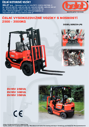 LPG targoncák Belet MV 30 BVB