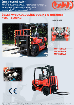 LPG targoncák Belet MV 50 BVB