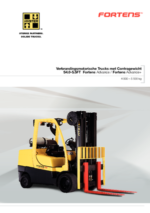 LPG targoncák Hyster S5.5FT