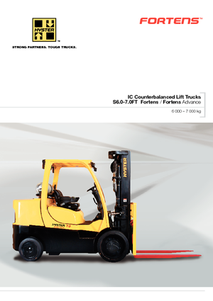 LPG targoncák Hyster S6.0FT