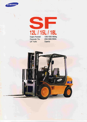 LPG targoncák Samsung SF 18 L