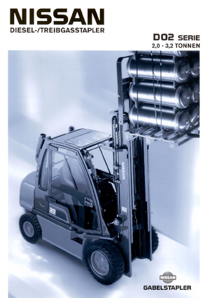 LPG targoncák Nissan UGD 02 A 30 PQ