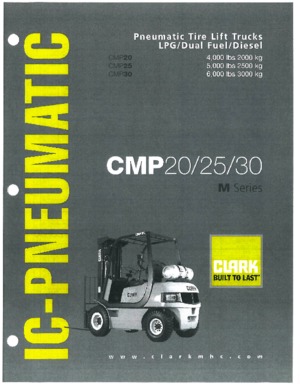 Dízel targoncák Clark CMP 25 L