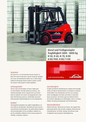 LPG targoncák Linde H80/900T