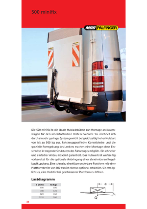 Rakodóplatformok MBB Palfinger 500 minifix