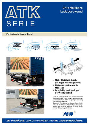 Rakodóplatformok AHT ATK 500 ST/ST