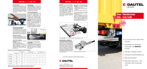 Rakodóplatformok DAUTEL DS 3000 VA