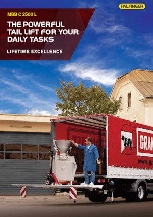Rakodóplatformok MBB Palfinger MBB C 2500 L
