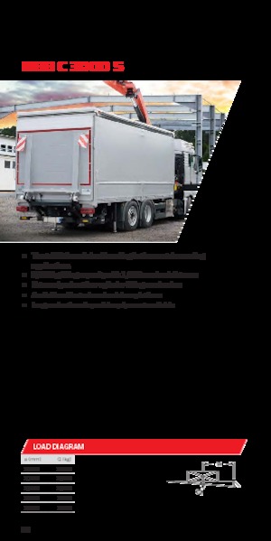 Rakodóplatformok MBB Palfinger MBB C 3000 S