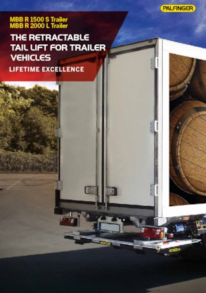 Rakodóplatformok MBB Palfinger MBB R 2000 L TRAILER