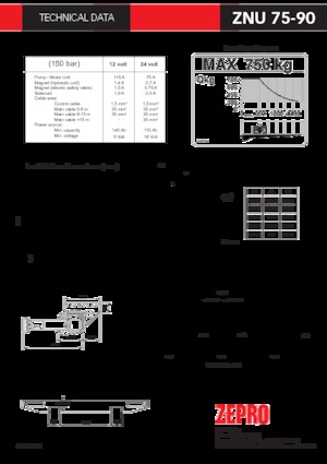 Rakodóplatformok ZEPRO ZNU 75-90