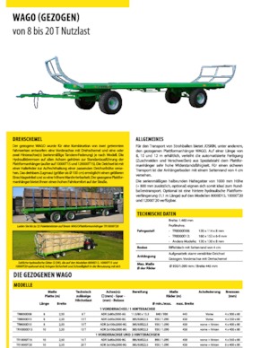 Lowbed pótkocsik Joskin WAGO-LOADER LTR12000T20