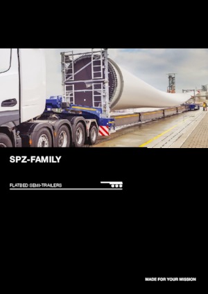 Alacsony és lépcsőspadlós félpótkocsik Goldhofer SPZ-GP Ventum