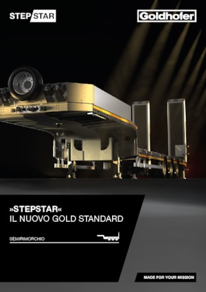 Alacsony és lépcsőspadlós félpótkocsik Goldhofer STEPSTAR
