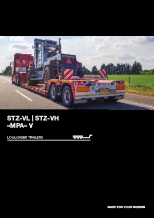 Alacsony és lépcsőspadlós félpótkocsik Goldhofer STZ-VL