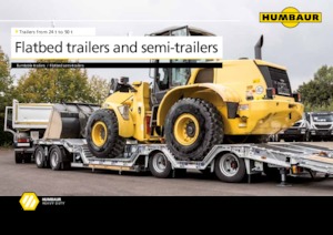 Alacsonypadlós pótkocsik Humbaur HTD 509525-5A