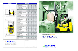 LPG targoncák Hyundai 18LC-7M