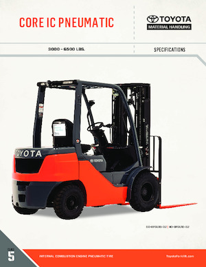 LPG targoncák Toyota 50-8FGU25