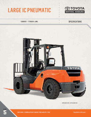 LPG targoncák Toyota 8FG70U