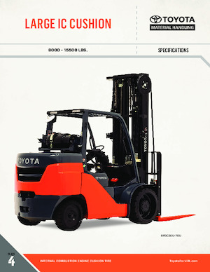 LPG targoncák Toyota 8FGC70U