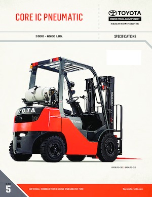 LPG targoncák Toyota 8FGCSU20