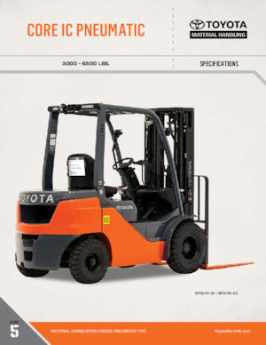 LPG targoncák Toyota 8FGU15