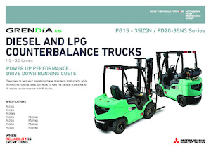 LPG targoncák Mitsubishi FG20CN