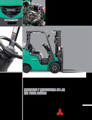 LPG targoncák Mitsubishi FGC18N