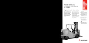 LPG targoncák Mitsubishi FGC40K STC