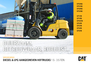 LPG targoncák Caterpillar GP35N 