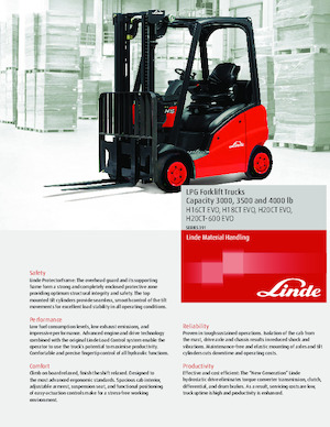 LPG targoncák Linde H20T CT