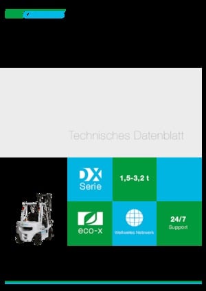 LPG targoncák UniCarriers DX 18