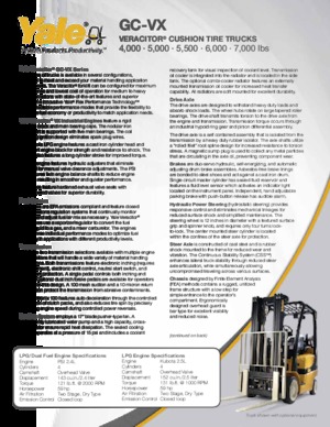 LPG targoncák Yale GC060VX