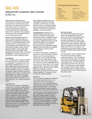 LPG targoncák Yale GC080VX