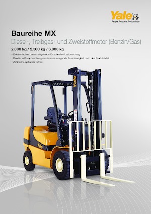 LPG targoncák Yale GLP 25MX