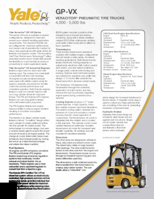 LPG targoncák Yale GP040VX