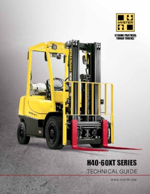 LPG targoncák Hyster H50XT