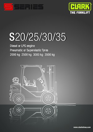 LPG targoncák Clark S30 L