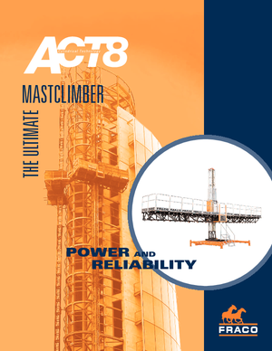 Mászógépes munkaállványok Fraco ACT-8