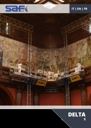 Mászógépes munkaállványok Safi DELTA S 1000