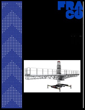 Mászógépes munkaállványok Fraco FRSM 20K