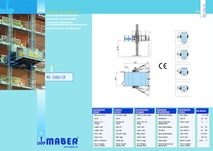 Ipari csörlők Maber MB 3500/120