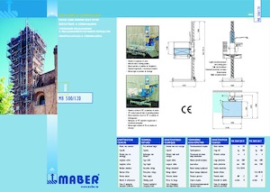 Ipari csörlők Maber MB 500/120-M