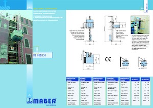 Ipari csörlők Maber MB 800/150