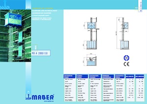 Ipari csörlők Maber MB A 2000/150