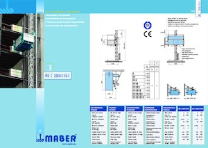 Ipari csörlők Maber MB C 2000/150-SR